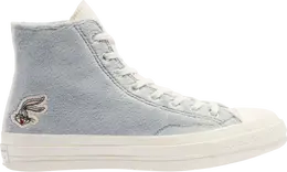 Кроссовки Converse Looney Tunes x Chuck 70 High 80th Anniversary - Faux Fur, серый 169222c | grey