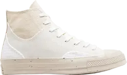 Кроссовки Converse Chuck 70 Crafted Canvas Natural, белый 172831c | white