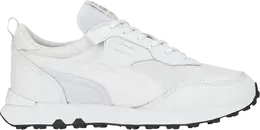 Кроссовки Puma Rider FV Leather White Black, белый 387172 02 | white