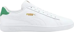 Кроссовки Puma Smash v2 White Amazon Green, белый 365215 36 | white