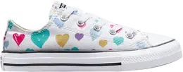 Кроссовки Converse Chuck Taylor All Star Low GS Hearts, белый 671609f | white
