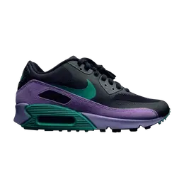 Кроссовки Nike Air Max 90 Premium 'Black Stadium Green Violet', фиолетовый 532470 035 | purple