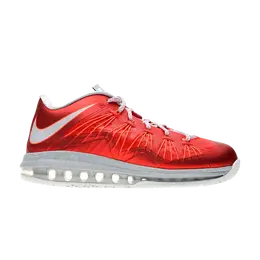Кроссовки Nike Air Max LeBron 10 Low 'University Red', красный 579765 600 | red