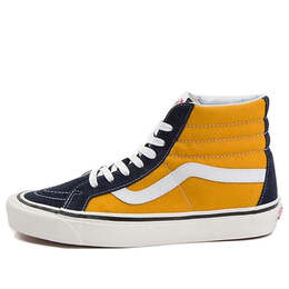 Кроссовки sk8-hi 38 dx anaheim factory 'og navy' Vans, синий vn0a38gfubt | navy/yellow