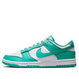 Кроссовки dunk low 'clear jade' Nike, мультиколор dv0833-101 | clear jade/white