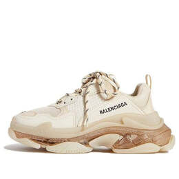Кроссовки triple s sneaker 'clear sole - off white' Balenciaga, белый 541624w2fb19005 | white/cream