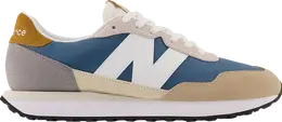 Кроссовки New Balance 237 'Beige Dark Moonstone Incense', серый ms237vf | grey