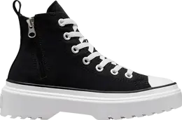 Кроссовки Converse Chuck Taylor All Star Lugged Lift Platform High GS Black White, черный a03011c | black