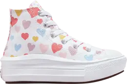 Кроссовки Converse Chuck Taylor All Star Move High PS Always On Hearts, белый 371590c | white