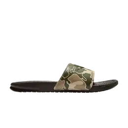 Кроссовки Nike Benassi JDI Print 'Camo', коричневый 631261 202 | brown