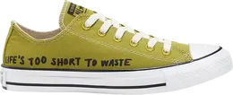 Кроссовки Converse Renew Chuck Taylor All Star Low Lifes Too Short To Waste, зеленый 166373c | green
