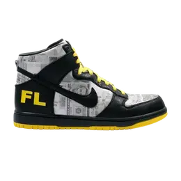 Кроссовки Nike Dunk Hi Supreme Tz Laf 'Flom', черный 378127 001 | black