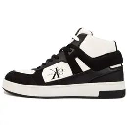 Кеды мужские, обувь для скейтбординга высокая Space черный Calvin Klein ym01109-0gm | space black
