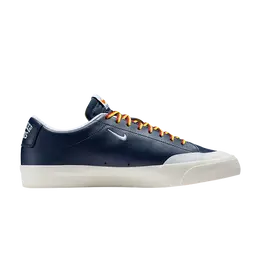 Кроссовки Nike Quartersnacks x SB Blazer Low XT 'Navy', синий aq3499 411 | blue