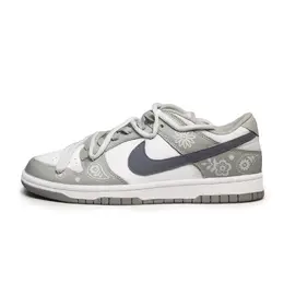 Кроссовки Nike Dunk Skateboarding Shoes Men Low-top White Gray, белый dd1391-103(team240-冰川灰） | white