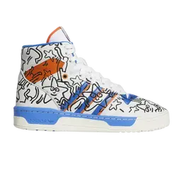 Кроссовки Adidas Keith Haring x Rivalry High 'Pop Art', белый ee9296 | white