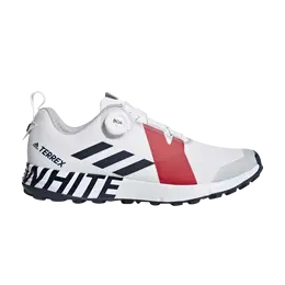 Кроссовки Adidas White Mountaineering x Terrex Two Boa 'White Red Navy', белый bb7742 | white