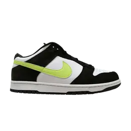 Кроссовки Nike Dunk Low 'Black White Volt', белый 314142 172 | white