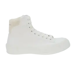 Кроссовки Alexander McQueen Deck Plimsoll High, белый 667816 w4mv7 9000 | white