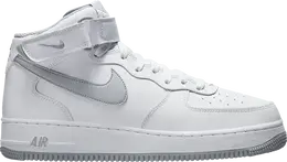 Кроссовки Nike Air Force 1 Mid '07 'White Wolf Grey', белый dv0806 100 | white