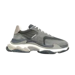 Кроссовки Balenciaga Triple S Sneaker 'Grey Suede' 2018, серый 506346 w09s1 1214 | grey