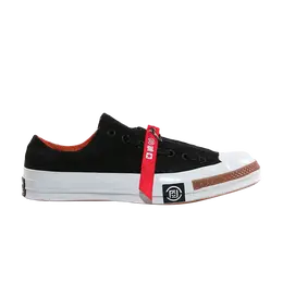Кроссовки Converse CLOT x Undefeated x Chuck 70 Ox 'Black', черный 141755c | black