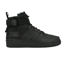Кроссовки Nike SF Air Force 1 Mid 'Triple Black', черный 917753 005 | black