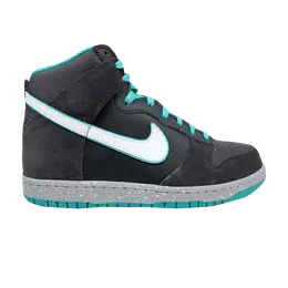 Кроссовки Nike Dunk High 'Anthracite Turquoise', черный 317982 052 | black