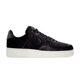 Кроссовки Nike Air Force 1 Low '07 Premium 'Black Velour', черный at4144 001 | black