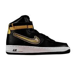 Кроссовки Nike NBA x Air Force 1 High '07 LV8 Sport 'Metallic Gold', черный av3938 001 | black
