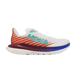Кроссовки Hoka Mach 5 2E Wide 'White Fire Red', белый 1136677 wfm | white