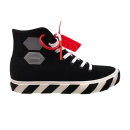 Кроссовки Off-White Vulc Hi Top 'Black', черный omia110r19c21035 1098 | black