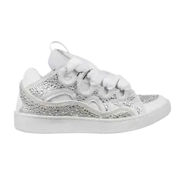 Кроссовки Lanvin Curb Sneakers 'Crystal Embellishments - White', белый fm skrk11 stra p22 00m2 | white