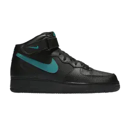 Кроссовки Nike Air Force 1 Mid '07 'Black Neptune Green', черный 315123 045 | black