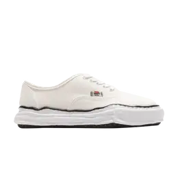 Кроссовки Maison Mihara Yasuhiro Baker OG Sole Canvas Low 'White', белый a02fw704 wht | white