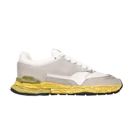 Кроссовки Maison Mihara Yasuhiro George OG Sole Mixed Material Low 'White Yellow', белый a11fw705 wht | white