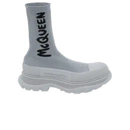 Кроссовки Alexander McQueen Tread Slick Boot 'Graffiti - Grey', серый 705671 w4tv1 1817 | grey