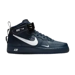 Кроссовки Nike Air Force 1 '07 Mid LV8 'Navy', синий 804609 403 | blue