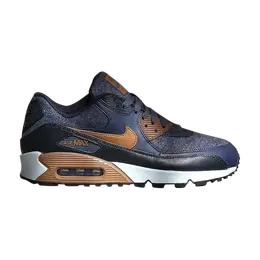 Кроссовки Nike Air Max 90 Premium 'Thunder Blue', синий 700155 404 | blue