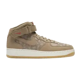 Кроссовки Nike Air Force 1 Mid 07 Premium 'N7', коричневый at6167 200 | brown