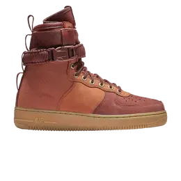 Кроссовки Nike SF Air Force 1 Premium 'Dark Russet', коричневый aq0118 200 | brown