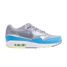 Кроссовки Nike Air Max 1 FB 'Silver Current Blue', серебряный 579920 004 | silver