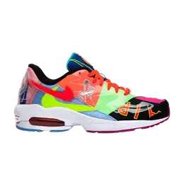 Кроссовки Nike Atmos x Air Max 2 Light QS 'Logos' Japan Exclusive, разноцветный cj6200 001 | multi-color