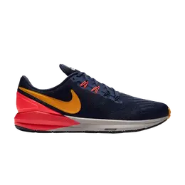 Кроссовки Nike Air Zoom Structure 22 'Blackened Blue Orange Peel', синий aa1636 400 | blue