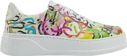 Кроссовки Gucci Platform Trainer 'Year of the Rabbit - Graffiti Print', разноцветный 727832 aabks 9250 | multi-color