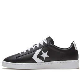 Кроссовки pro leather low 'black white' Converse, черный 167238c | black