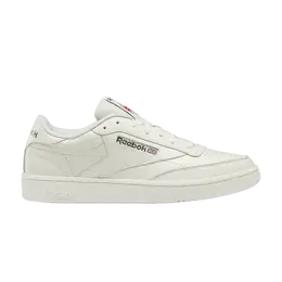 Кроссовки Reebok Club C 85 Chalk Hunter Green, кремовый 100024894
