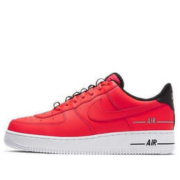 Кроссовки air force 1 '07 lv8 'double air pack - laser crimson' Nike, красный cj1379-600 | red/black