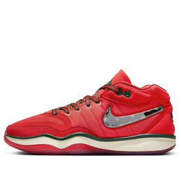 Кроссовки zoom gt hustle 2 'christmas' Nike, красный dj9405-601 | red/white/green