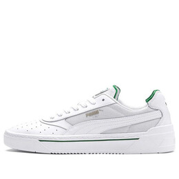 Кроссовки cali retro low top skate shoes white green Puma, белый 369337-02 | white/green
